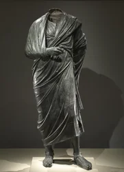 Císař jako filozof, pravděpodobně Marcus Aurelius vládl v letech 161-180 n. l. 180-200 našeho letopočtu.