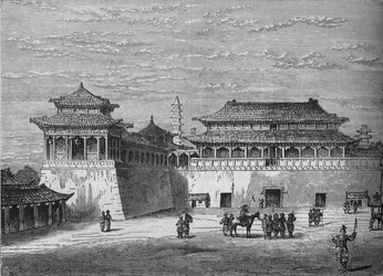 Císařský palác, Pekin, c1880