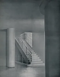 Vstupní hala a schodiště, 1942