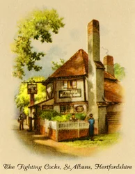 The Fighting Cocks, St. Albans, Hertfordshire, 1936
