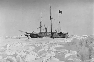 The Fram in the Ice. 1895, 1897