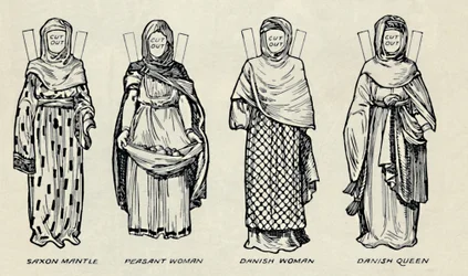 The Gallery of British Costume: The Dress of Danes & Later Anglo-Saxons, c1934