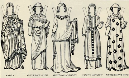 Galerie britského kostýmu: Co muži a ženy nosili v době Jindřicha III., c1934