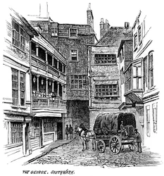 George Inn, Southwark, Londýn, 1887