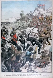 Německá posádka Windhoek, obležená Herery, jihozápadní Afrika, 1904