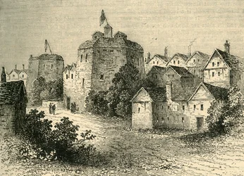 Divadlo Globe, Temp. Alžběta, c1878.