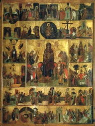 Oslava Panny Marie, Akatist Hymnus k Nejsvětější Bohorodice, 14. století