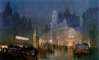 Canal Grande v Tottenham Court Road. c1900-1940