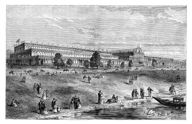 Velká výstava, Hyde Park, Londýn, c1851, 1888.