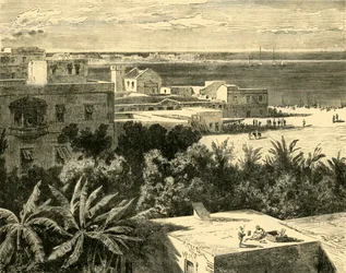 Velký přístav v Alexandrii, 1890.