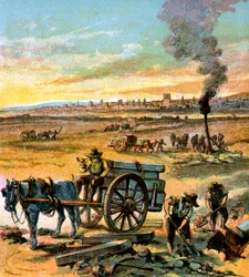Velký mor 1665, c1850