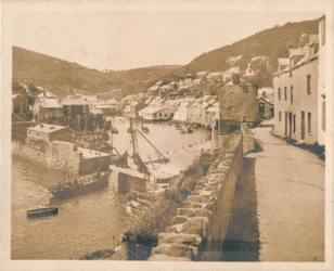 Vstup do přístavu - Polperro, 1927