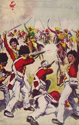 Highland Light Infantry. Poplatek z kavalérie Mahratta v Assaye, 1803, 1939