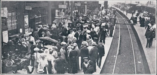 Sváteční exodus z Londýna, 1906