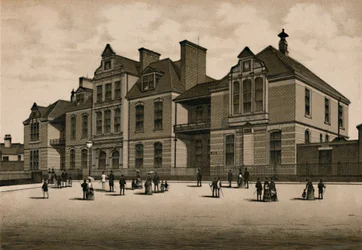 Nemocnice, c1880.
