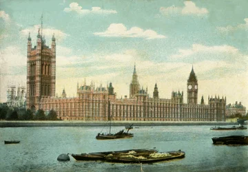 The Houses of Parliament, Londýn, 1906.
