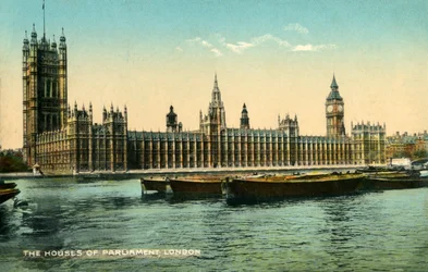 The Houses of Parliament, Londýn, 1925.