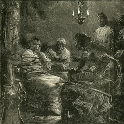 Rozhovor mezi Bocchusem a Sullou, 1890.