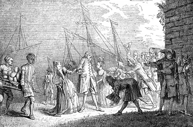 Přistání Senesina, 1720