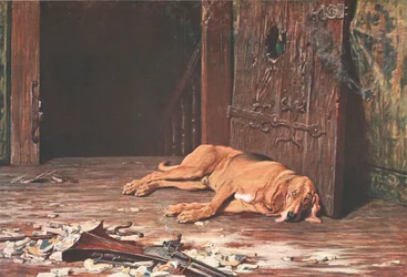 The Last of the Garrison, c1875, c1902.