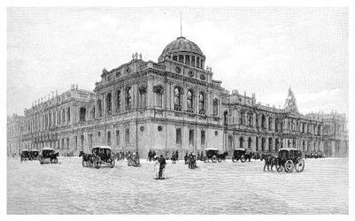 The Law Courts, Melbourne, Victoria, Austrálie, 1886