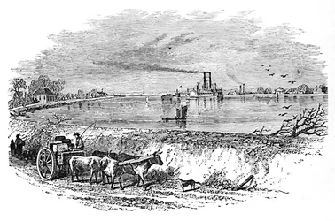 Levee, 1883