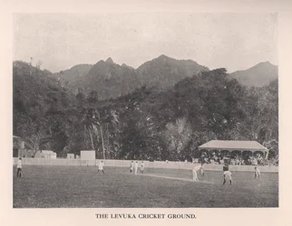 Kriketové hřiště Levuka, Fidži, 1912