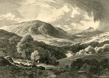 Údolí Lledr, 1898.