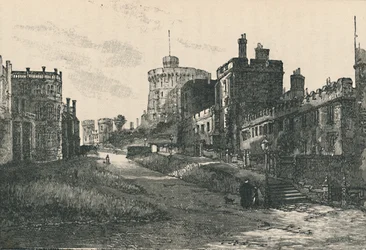 The Lower Ward, Looking Up, 1895