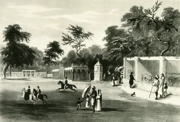 Zvěřinec v parku Barrackpore, 1820, 1925.