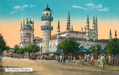 Mešita Rangún, c1888
