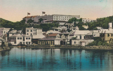 The New St. George Hotel, St. Georges, Bermuda, počátek 20. století.