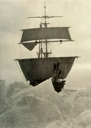 Nimrod držel v ledu, 1908, 1909