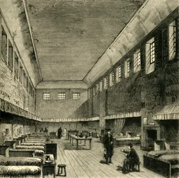 Stará kolej v roce 1840, 1881.