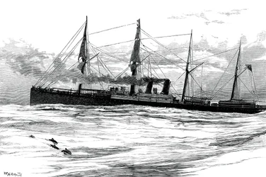Parník Orient Steam Navigation Company, c1880