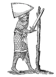 Pel Quintain, 14. století, 1883