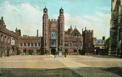 The Quadrangle, Eton College, 1905.