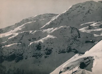 Tunel Reinunga na Bergen Railway, 1914.