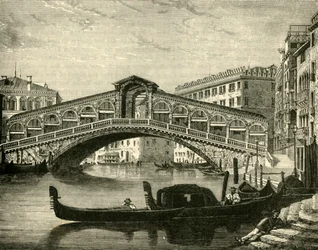 Rialto, Benátky, 1890.