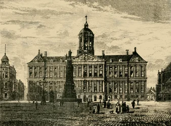 Královský palác, Amsterdam, 1890.