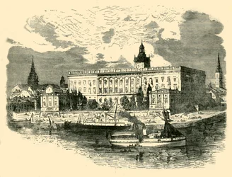 Královský palác, Stockholm, 1890.