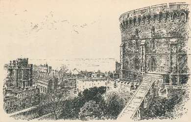 The Royal Tower from the King of Scotlands Lodging., 1895