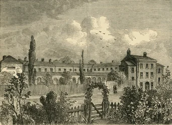 The Royal Veterinary College, 1825, c1876.