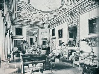 Salon, Avington, c1908
