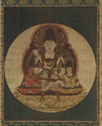 Tajných pět bódhisattvů Gohimitsu Bosatsu, 1200s.