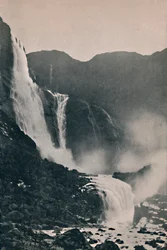 Vodopády Skjeggedal, 1914.