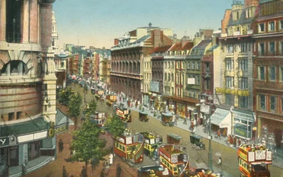 The Strand, Londýn, c1910.
