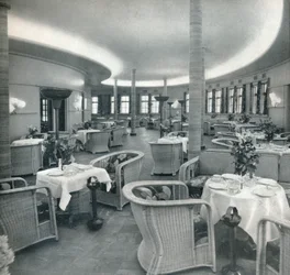 Čajový salonek Conte Di Savoia, 1933
