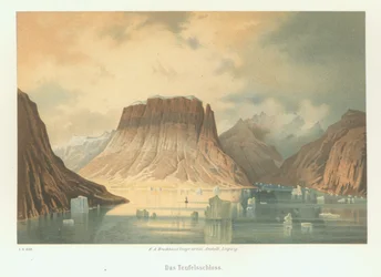 Teufelsschloss v Kejser Franz Joseph Fjord. Druhá německá severopolární expedice do Arkt