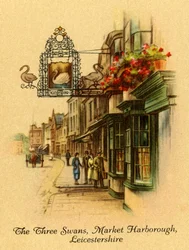 Tři labutě, Market Harborough, Leicestershire, 1939.